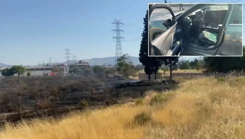 İzmir’de Otluk Alanda Çıkan Yangın, AVM Otoparkına Kadar Sıçradı!