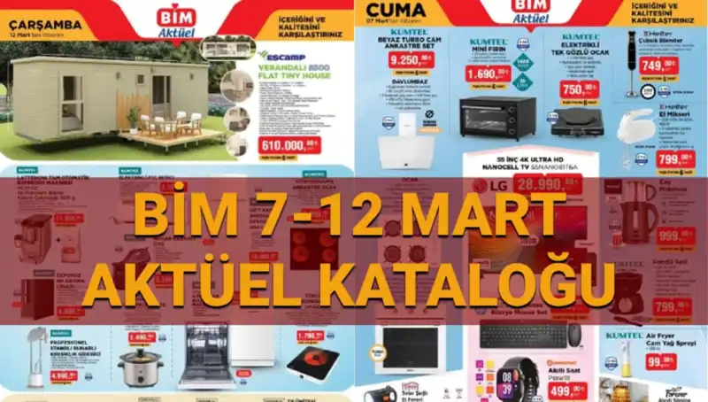 BİM Aktüel Kataloğu 11-12 Mart: Yeni Ürünlerle Dolu Fırsatlar!