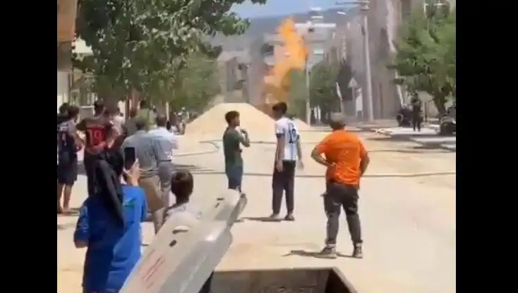 Kilis'te Doğalgaz Borusu Patladı: Acil Durum İlan Edildi