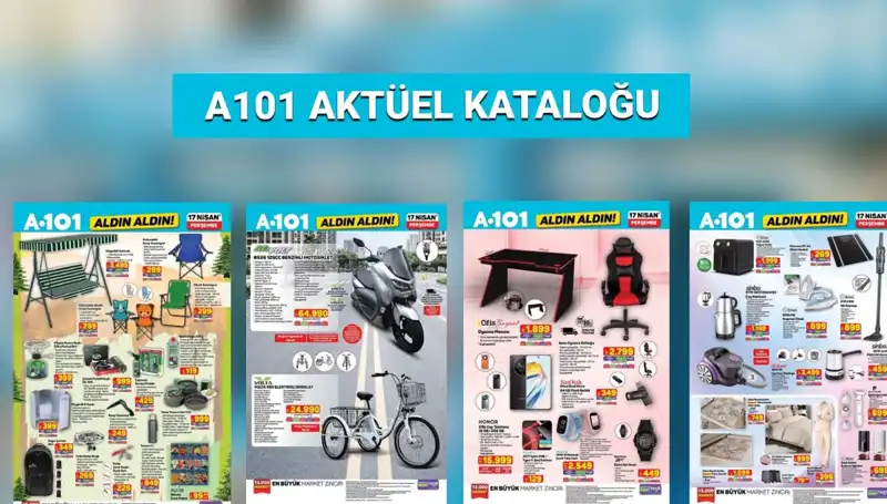 A101 Market 17-24 Nisan Aktüel Kataloğu: Hesaplı Alışveriş Fırsatları Sizleri Bekliyor!