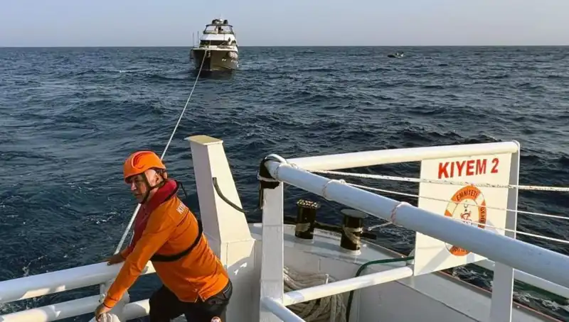 Marmaris Açıklarında Sürüklenen Tekneyle İlgili Kurtarma Operasyonu Başarıyla Tamamlandı