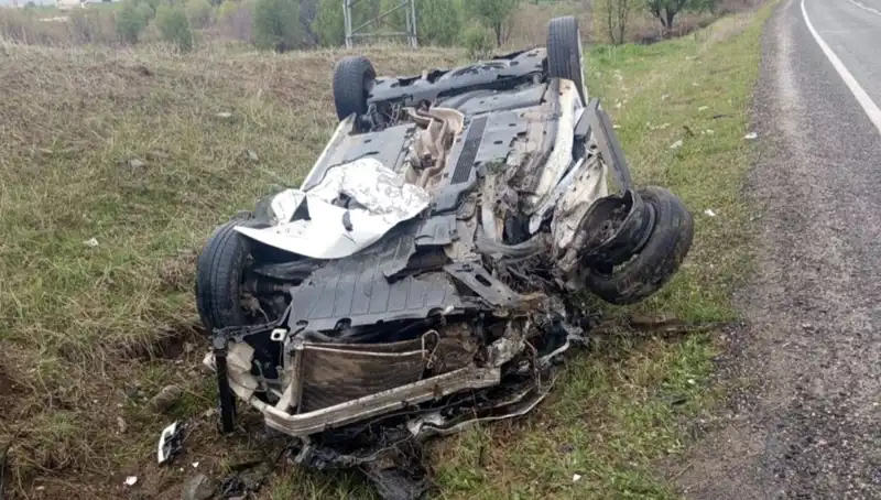 Yolda Fırlayan Domuz Kazaya Yol Açtı: 1 Ölü, 6 Yaralı
