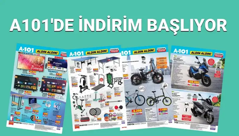 A101 12 Haziran Aktüel Kataloğu ile Alışveriş Şöleni Başlıyor!