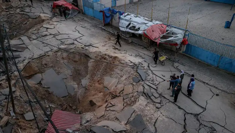 İsrail'in "Hamas Tünelleri" Su Tahliye Hendeği Olarak Belgelendi