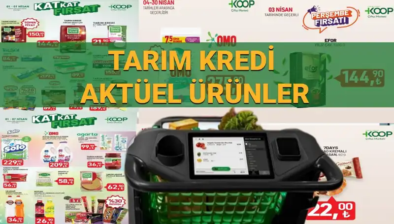 Tarım Kredi Marketleri'nde 4-7 Nisan İndirimli Ürün Fırsatları: Temizlik ve Kahvaltılık Ürünler