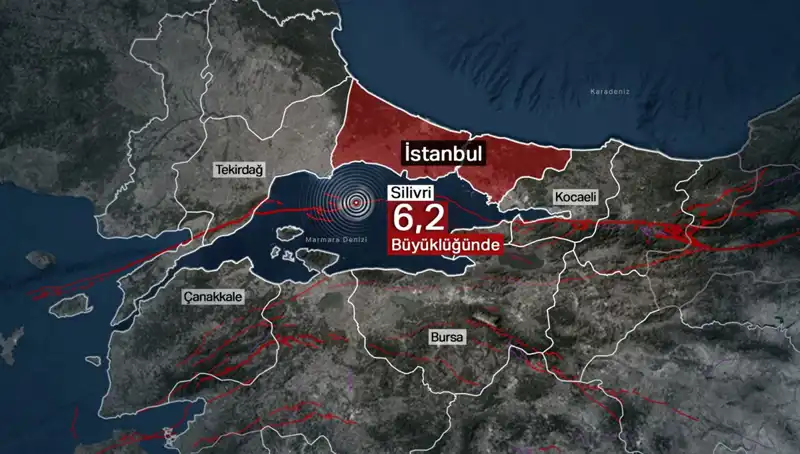 İstanbul'u Sarsan Deprem: 6,2 Büyüklüğünde Sarsıntı İle Yıkım Korkusu