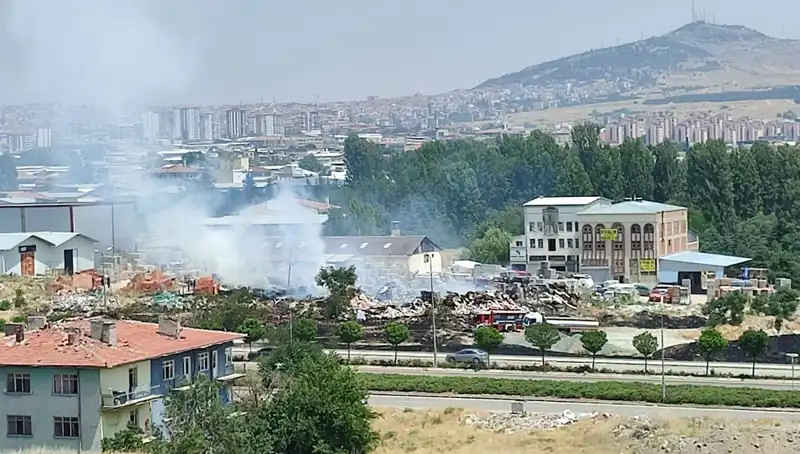 Otluk Alanda Yangın Faciası: Depo Kül Oldu, Hayvanlar Tehlikede