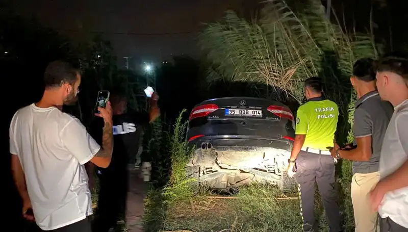 Dur İhtarı Sonrası Kaçan Sürücü Dere Yatağına Uçtu!
