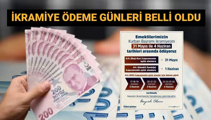 Emeklilerin Bayram İkramiyeleri Hesaplara Yatıyor: Tarihler Belli Oldu!