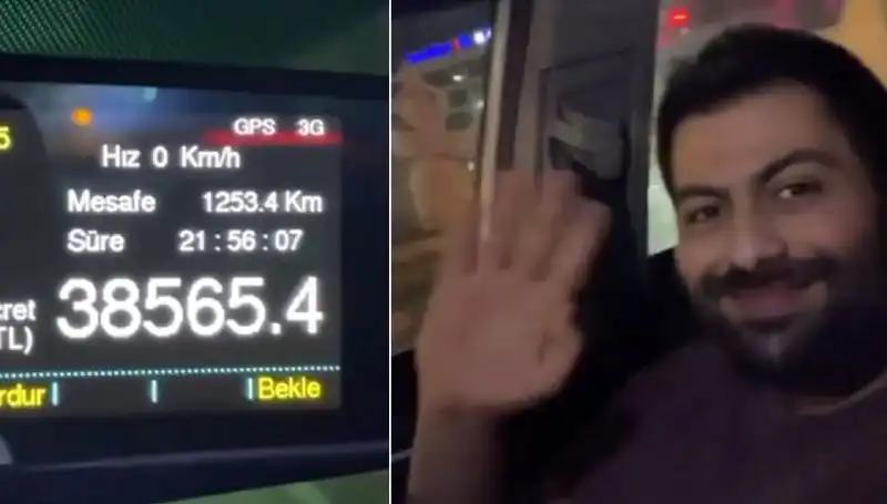 Şehirler Arası Yolculuk: Taksimetre 22 Saat Açık Kaldı!