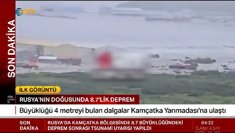 Kamçatka Kıyılarında İlk Tsunami Dalgaları Fırtınası: Doğa Bir Kez Daha Gücünü Gösterdi