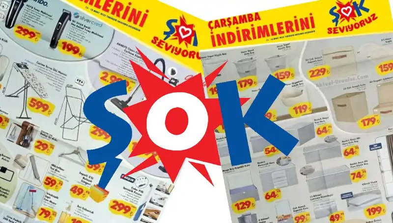 Şok 12 Mart Aktüel Kataloğu: Evinizi Yenileyecek Ürünler Burada!
